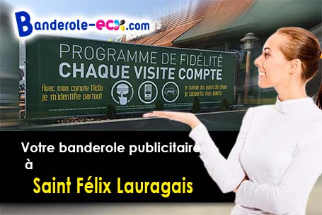 Livraison de votre banderole personnalisée à Saint-Félix-Lauragais (Haute-Garonne/31540)