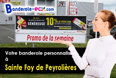 Livraison de votre banderole personnalisée à Sainte-Foy-de-Peyrolières (Haute-Garonne/31470)