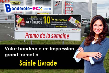 A Sainte-Livrade (Haute-Garonne/31530) livraison de votre banderole publicitaire