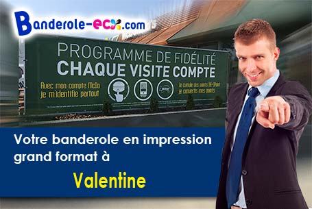 Livraison de votre banderole personnalisée à Valentine (Haute-Garonne/31800)