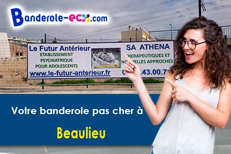 Banderole publicitaire pour vos événements à Beaulieu (Haute-Loire/43800)