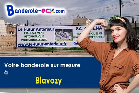 A Blavozy (Haute-Loire/43700) fourniture de votre banderole pas cher