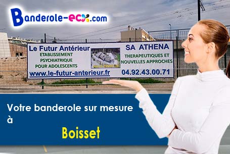 A Boisset (Haute-Loire/43500) fourniture de votre banderole publicitaire