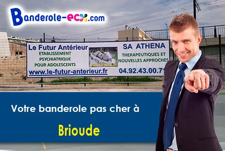 Banderole pas cher pour vos événements à Brioude (Haute-Loire/43100)