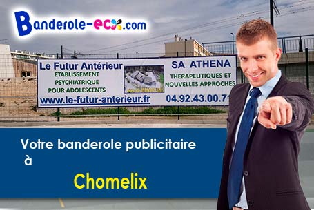 A Chomelix (Haute-Loire/43500) impression de votre banderole pas cher