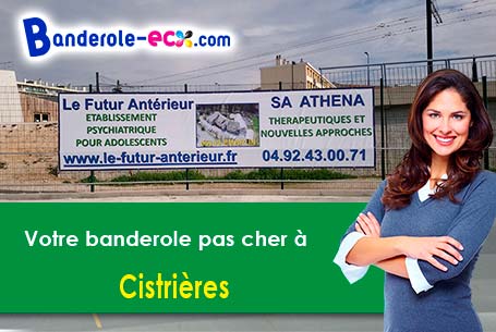 Banderole personnalisée pour vos événements à Cistrières (Haute-Loire/43160)