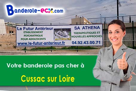 Banderole publicitaire pour vos événements à Cussac-sur-Loire (Haute-Loire/43370)