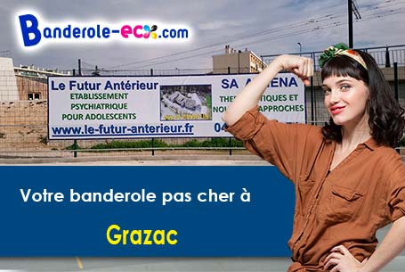 Banderole publicitaire pour vos événements à Grazac (Haute-Loire/43200)
