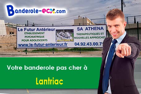 Banderole personnalisée pour vos événements à Lantriac (Haute-Loire/43260)