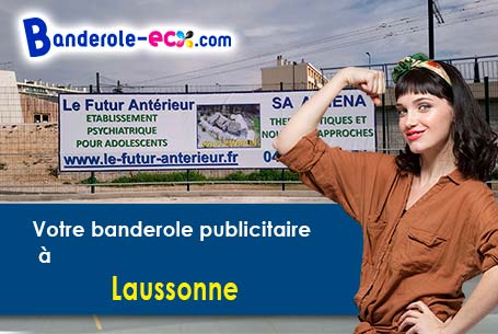 A Laussonne (Haute-Loire/43150) impression de votre banderole publicitaire