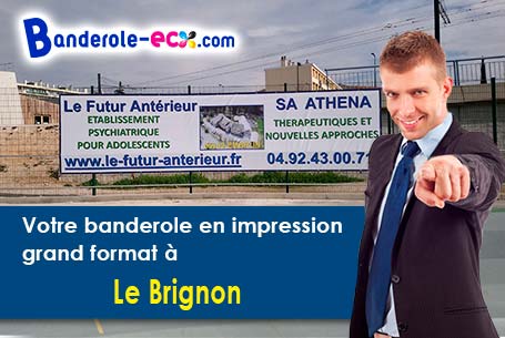 Banderole publicitaire fabriqué sur mesure à Le Brignon (Haute-Loire/43370)
