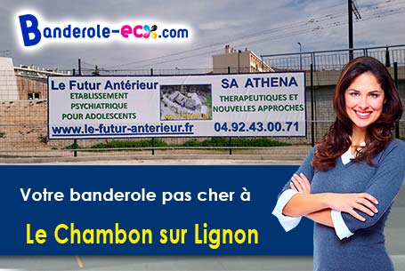 Banderole publicitaire pour vos événements à Le Chambon-sur-Lignon (Haute-Loire/43400)