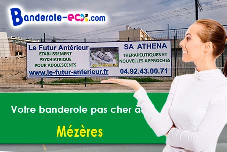 Banderole personnalisée pour vos événements à Mézères (Haute-Loire/43800)