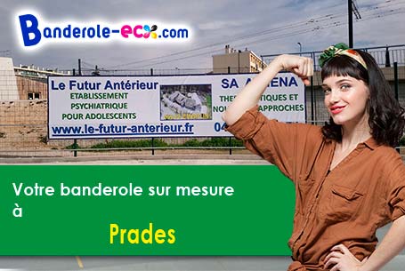 A Prades (Haute-Loire/43300) fourniture de votre banderole publicitaire