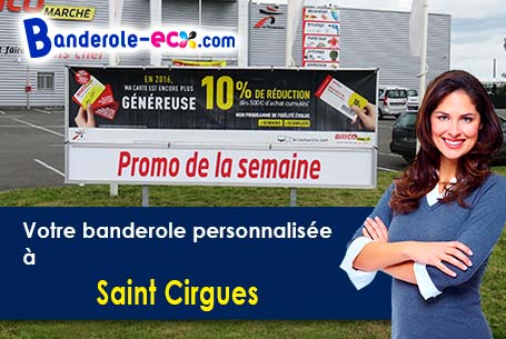 Impression de votre banderole publicitaire à Saint-Cirgues (Haute-Loire/43380)