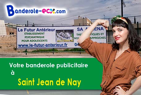 A Saint-Jean-de-Nay (Haute-Loire/43320) impression de votre banderole pas cher