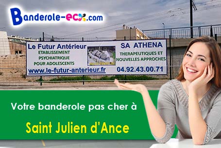 Banderole publicitaire pour vos événements à Saint-Julien-d'Ance (Haute-Loire/43500)