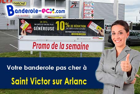 Banderole publicitaire pour vos événements à Saint-Victor-sur-Arlanc (Haute-Loire/43500)
