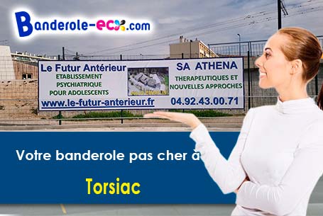 Banderole pas cher pour vos événements à Torsiac (Haute-Loire/43450)