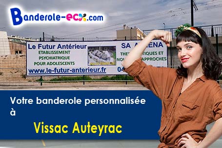 Impression de votre banderole publicitaire à Vissac-Auteyrac (Haute-Loire/43300)