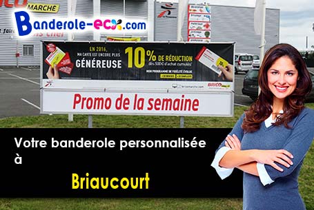 Réalisation de votre banderole publicitaire à Briaucourt (Haute-Marne/52700)