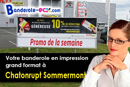 Fabrication de votre banderole personnalisée à Chatonrupt-Sommermont (Haute-Marne/52300)