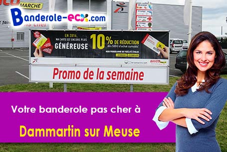 Banderole pas cher pour vos expositions à Dammartin-sur-Meuse (Haute-Marne/52140)