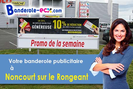 Banderole pas cher pour vos expositions à Noncourt-sur-le-Rongeant (Haute-Marne/52230)