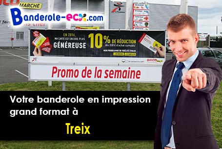 Banderole pas cher pour vos expositions à Treix (Haute-Marne/52000)