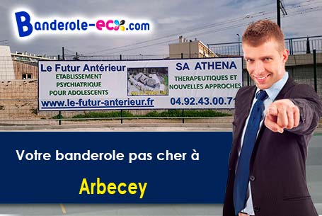 Réalisation sur mesure de votre banderole personnalisée à Arbecey (Haute-Saône/70160)
