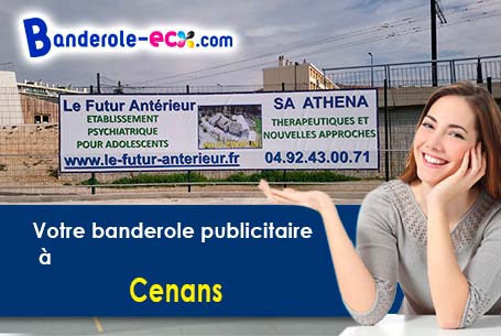 Fabrication sur mesure de votre banderole publicitaire à Cenans (Haute-Saône/70230)