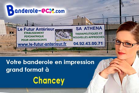 Réalisation sur mesure de votre banderole publicitaire à Chancey (Haute-Saône/70140)
