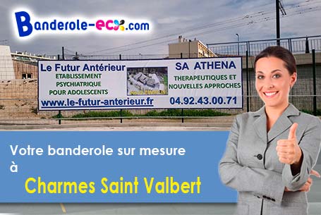 Réalisation sur mesure de votre banderole publicitaire à Charmes-Saint-Valbert (Haute-Saône/70120)