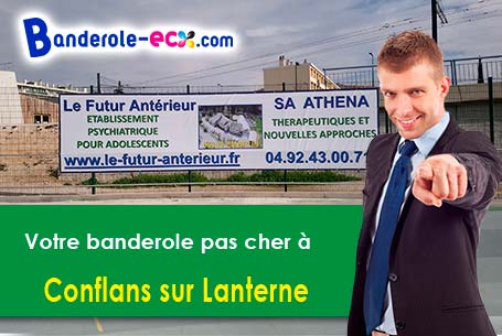 Réalisation sur mesure de votre banderole pas cher à Conflans-sur-Lanterne (Haute-Saône/70800)