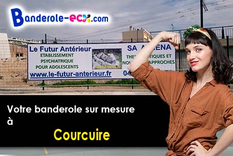 Fabrication sur mesure de votre banderole personnalisée à Courcuire (Haute-Saône/70150)