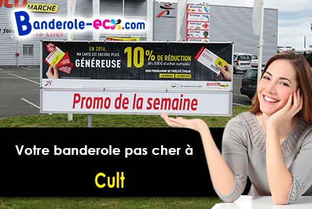 Réalisation sur mesure de votre banderole pas cher à Cult (Haute-Saône/70150)