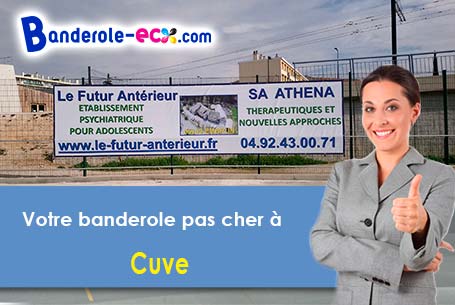 Réalisation sur mesure de votre banderole pas cher à Cuve (Haute-Saône/70800)