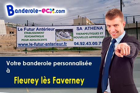 Réalisation sur mesure de votre banderole publicitaire à Fleurey-lès-Faverney (Haute-Saône/70160)