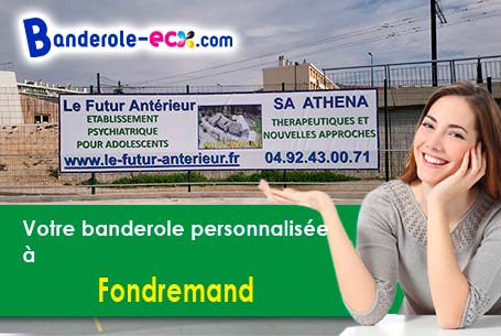 Réalisation sur mesure de votre banderole publicitaire à Fondremand (Haute-Saône/70190)
