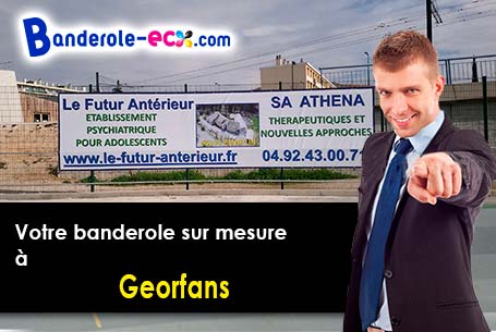 Réalisation sur mesure de votre banderole publicitaire à Georfans (Haute-Saône/70110)
