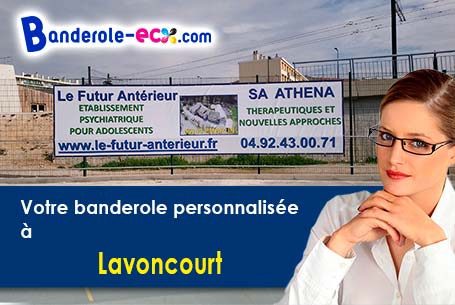 Fabrication sur mesure de votre banderole pas cher à Lavoncourt (Haute-Saône/70120)