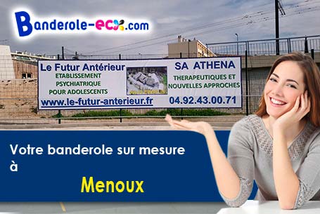 Réalisation sur mesure de votre banderole personnalisée à Menoux (Haute-Saône/70160)