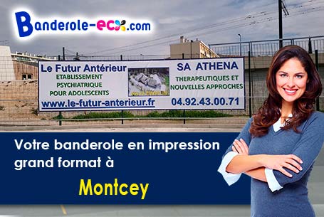 Réalisation sur mesure de votre banderole pas cher à Montcey (Haute-Saône/70000)