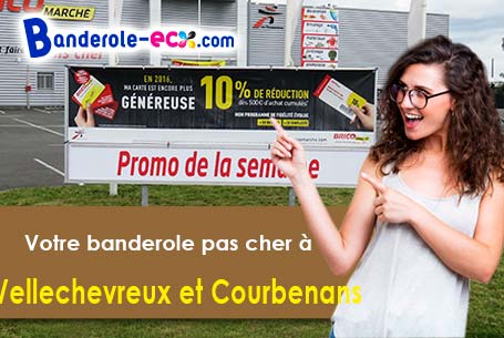 Réalisation sur mesure de votre banderole personnalisée à Vellechevreux-et-Courbenans (Haute-Saône/7