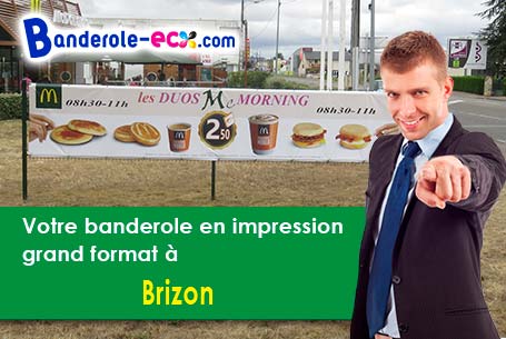 Impression grand format de votre banderole publicitaire à Brizon (Haute-Savoie/74130)