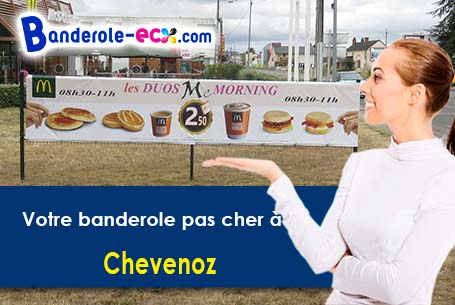 Impression grand format de votre banderole personnalisée à Chevenoz (Haute-Savoie/74500)