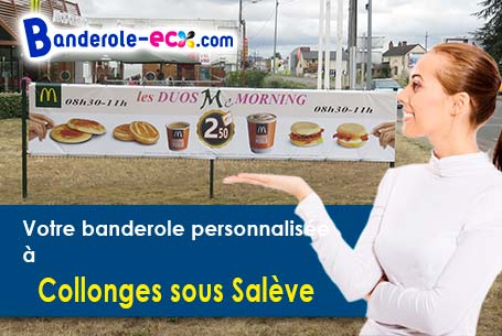 Impression grand format de votre banderole pas cher à Collonges-sous-Salève (Haute-Savoie/74160)