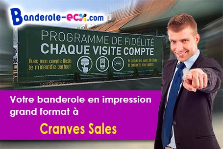 Impression grand format de votre banderole pas cher à Cranves-Sales (Haute-Savoie/74380)