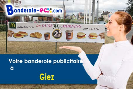 Impression grand format de votre banderole publicitaire à Giez (Haute-Savoie/74210)