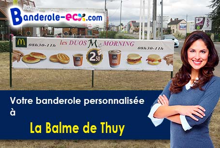 Impression grand format de votre banderole publicitaire à La Balme-de-Thuy (Haute-Savoie/74230)